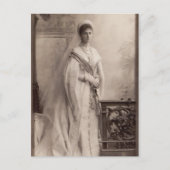 Carte Postale Tsarina Alexandra de Russie, Romanov en gala (Devant)