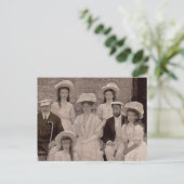 Carte Postale Tsarina de Russie avec OTMA et royaume d'Angleterr (Debout devant)