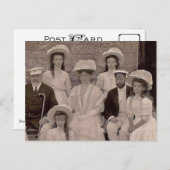 Carte Postale Tsarina de Russie avec OTMA et royaume d'Angleterr (Devant / Derrière)