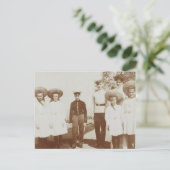 Carte Postale Tsarina de Russie & filles, OTMA Romanov (Debout devant)