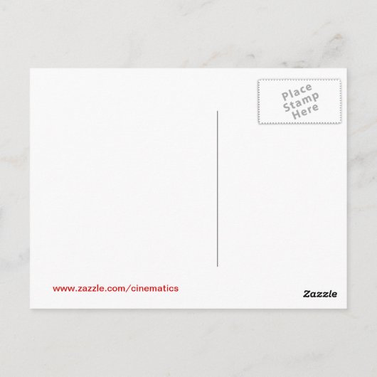 Carte Postale Tshirt Lover (Dos)