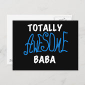 Carte Postale Tshirts et cadeaux Baba absolument géniaux (Devant / Derrière)