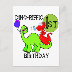 Carte Postale Tshirts et cadeaux d'anniversaire Dinosaur