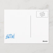 Carte Postale Tshirts et cadeaux Gram Blue totalement géniaux (Dos)