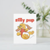 Carte Postale Tshirts et cadeaux Silly Pup (Debout devant)