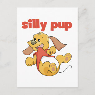 Carte Postale Tshirts et cadeaux Silly Pup