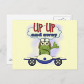 Carte Postale Tshirts et cadeaux Up and Away (Devant / Derrière)