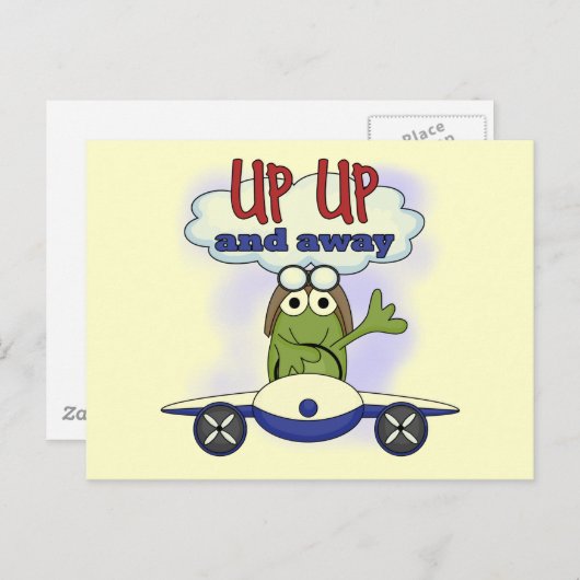 Carte Postale Tshirts et cadeaux Up and Away (Devant / Derrière)