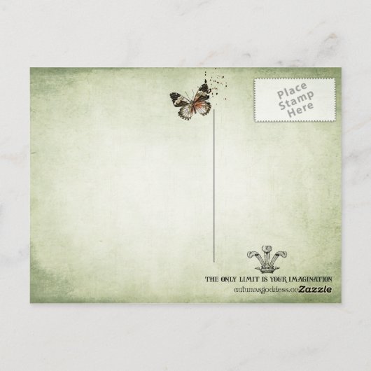 Carte postale Tsigane Moth (Dos)