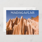 Carte Postale Tsingy rouge de Madagascar (Devant / Derrière)
