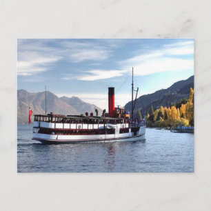 Carte Postale TSS Earnslaw bateau à vapeur 1912