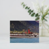 Carte Postale TSS Earnslaw vapeur 1912 (Debout devant)