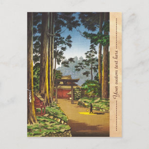 Carte Postale Tsuchiya Koitsu Croquis de lieux célèbres au Japon