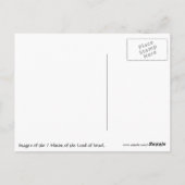 Carte Postale Tu Bishvat - 7 minutes (Dos)