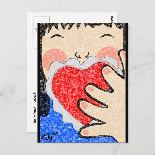 Carte Postale Tu Es À Moi ? (Devant / Derrière)