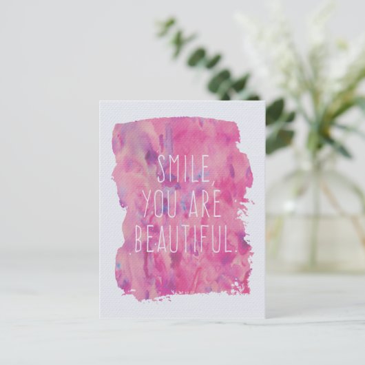 Carte Postale Tu Es Belle (Debout devant)