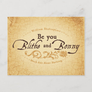 Carte Postale Tu Es Blithe Et Bonny