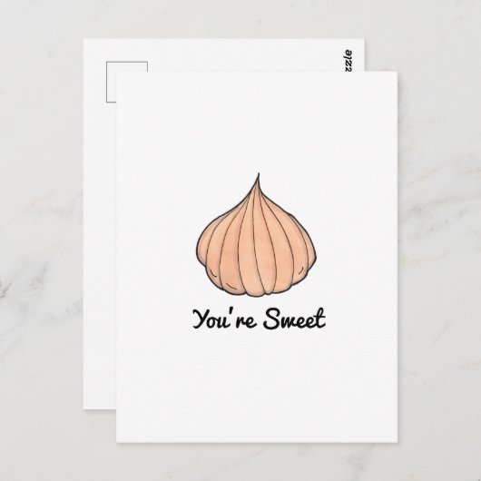 Carte Postale Tu es doux Modak sucreries indiennes Dumpling (Devant / Derrière)