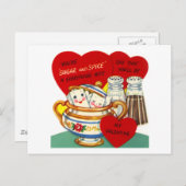 Carte Postale Tu es du sucre et des épices (Devant / Derrière)