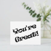 Carte Postale Tu es génial (Debout devant)