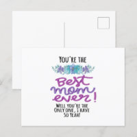 Tu es la meilleure maman que j'aie jamais eue, et