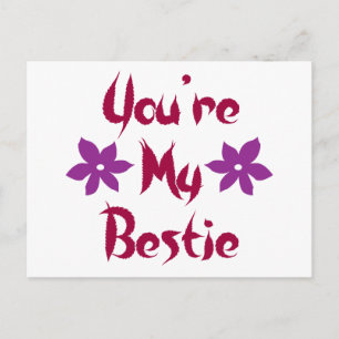 Carte Postale Tu es ma bestie