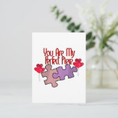 Carte Postale Tu es ma pièce parfaite (Debout devant)