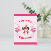 Carte Postale Tu es ma Saint Valentin (Debout devant)