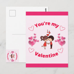 Carte Postale Tu es ma Saint Valentin