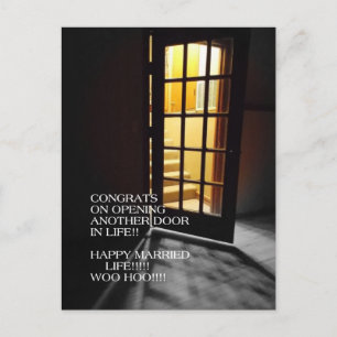 Carte Postale Tu es marié...WOW CARD