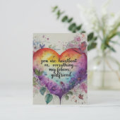 Carte Postale Tu es Mon Coeur, Mon Tout—Mon Éternel (Debout devant)