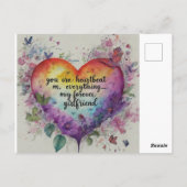 Carte Postale Tu es Mon Coeur, Mon Tout—Mon Éternel (Dos)