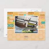 Carte Postale Tu es rouge, dis-en un. (Devant / Derrière)