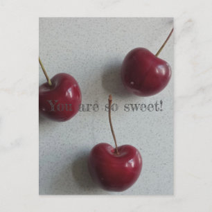 Carte Postale Tu Es Tellement Sweet Cherry