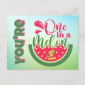 Carte Postale Tu es un dinosaure dans un melon Pensées pour toi (Devant)