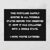 Tu l'as effondré ! Humour physique quantique