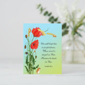 Carte Postale Tu le garderas en paix parfaite (Debout devant)