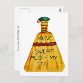 Carte Postale Tu m'as balayé de mes pieds (Devant / Derrière)