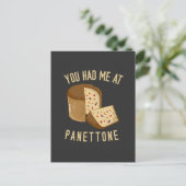 Carte Postale Tu M'as Eu Au Panettone (Debout devant)