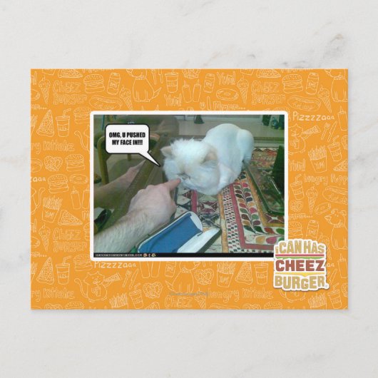 Carte Postale Tu m'as fait entrer le visage ! (Devant)