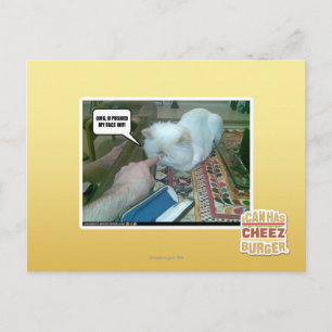 Carte Postale Tu m'as fait entrer le visage !