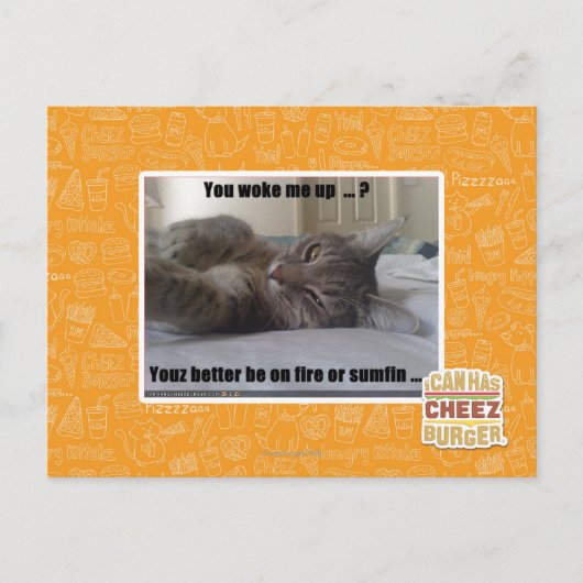 Carte Postale Tu m'as réveillé (Devant)