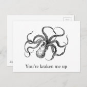 Carte Postale 'Tu me fais monter un coup' (Devant / Derrière)