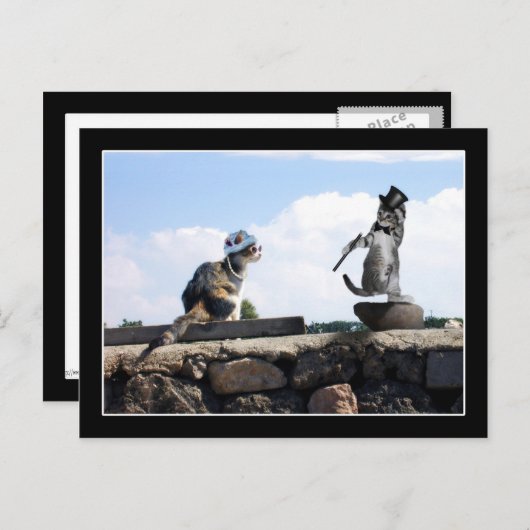 Carte Postale Tu me fais sentir comme Danser ! (Devant / Derrière)