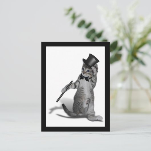 Carte Postale Tu me fais sentir comme Danser ! Tap Chat de danse (Debout devant)