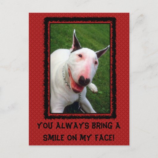 Carte Postale Tu Me Fais Sourire (Devant)