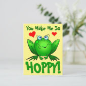 Carte Postale Tu me fais tellement chiante, mignonne grenouille (Debout devant)