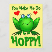 Carte Postale Tu me fais tellement chiante, mignonne grenouille  (Devant)