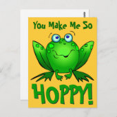 Carte Postale Tu Me Fais Tellement Mignonette Caricature Gouge O (Devant / Derrière)