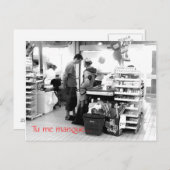 Carte Postale Tu me manque. (Devant / Derrière)